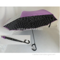 Reversible inverted automatic open kazbrella umbrella